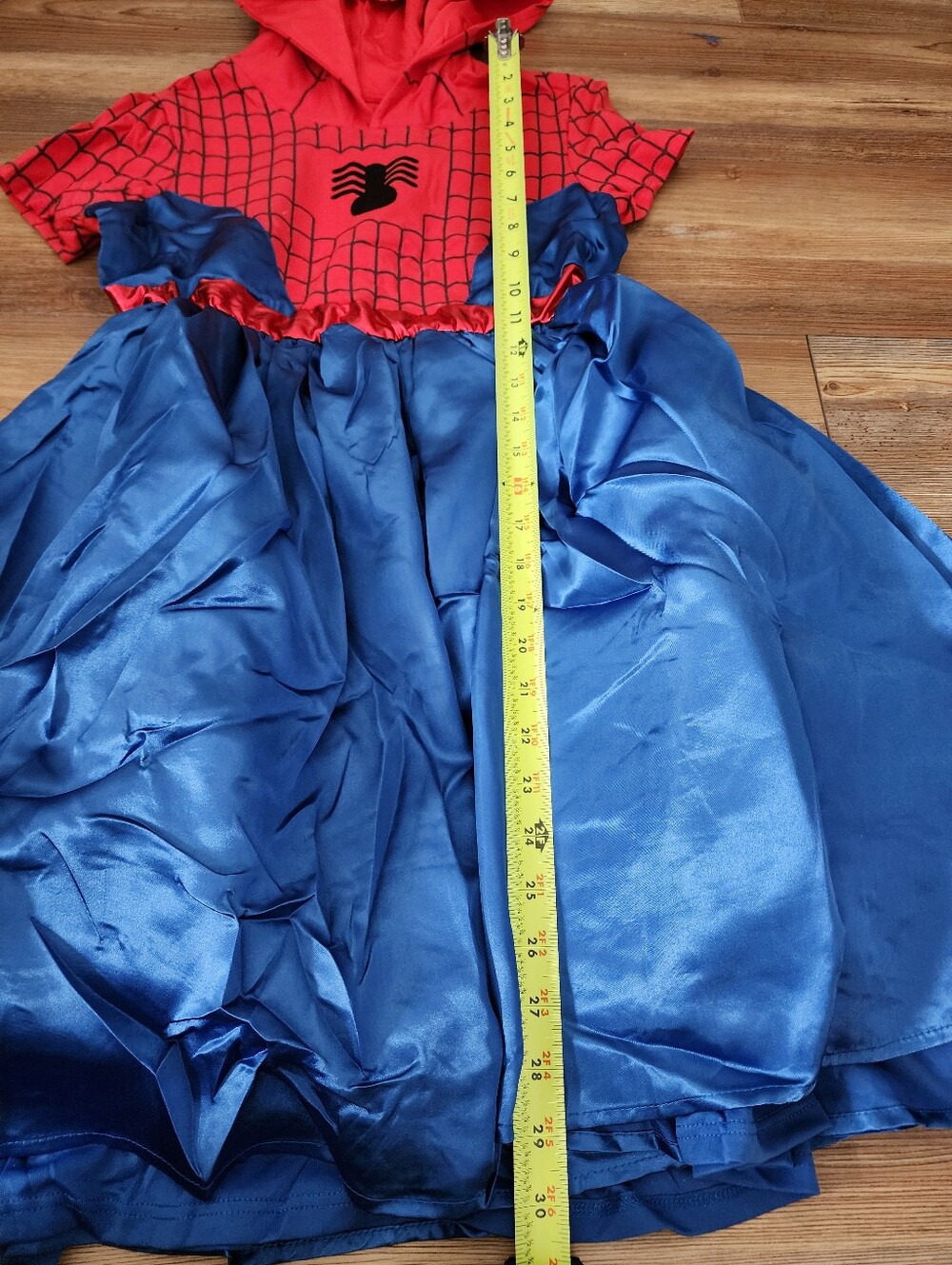 Girls Spiderman Dress XXL Costume Marvel NEW - Picture 4 of 10